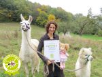 Lama Lady Astrid Herler mit Gütesiegel Kiddyspace