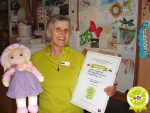 Kinderbetreuerin Eva mit Gütesiegel Kiddyspace