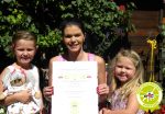 Sabine Gmeiner, Elena und Madeleine mit Gütesiegel Kiddyspace