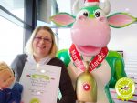 Eva Szalai mit Gütesiegel Kiddyspace Marché Schwechat