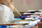 Kunstvoll Leben Ausdruck durch Malen
