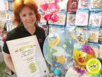 Szilvia Czibula mit dem Gütesiegel Kiddyspace