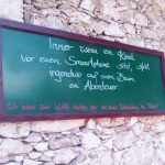 Siriuskogl Spruchwand