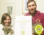 Sonja und Joachim von Huskyfieber mit Gütesiegel Kiddyspace