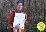 Franz Grolig mit Kiddyspace Gütesiegel
