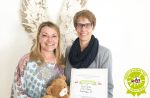 Karin Prisching und Andrea Warnung mit Gütesiegel Kiddyspace