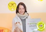 Linas Stube Britta Schoppmeier mit Kiddyspace Urkunde