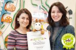 MuSe – Kateryna und Elena mit Kiddyspace Urkunde